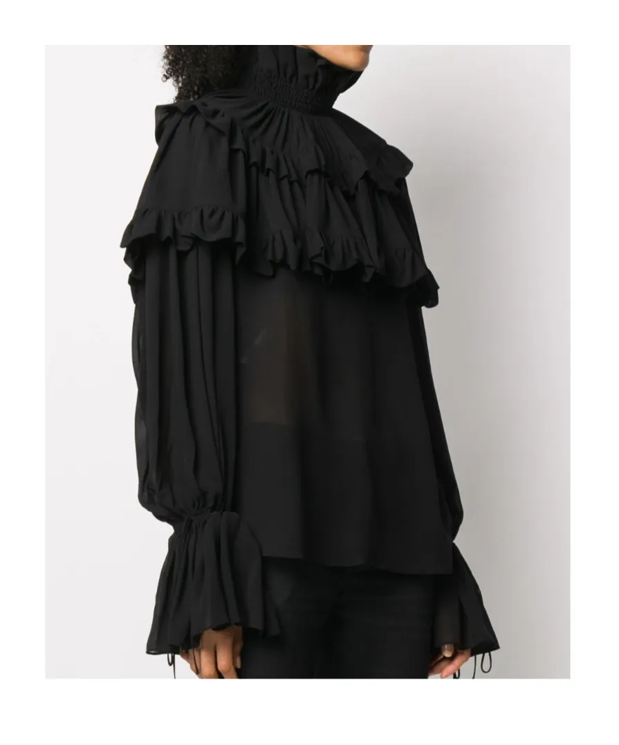 Tiered Ruffle Blouse