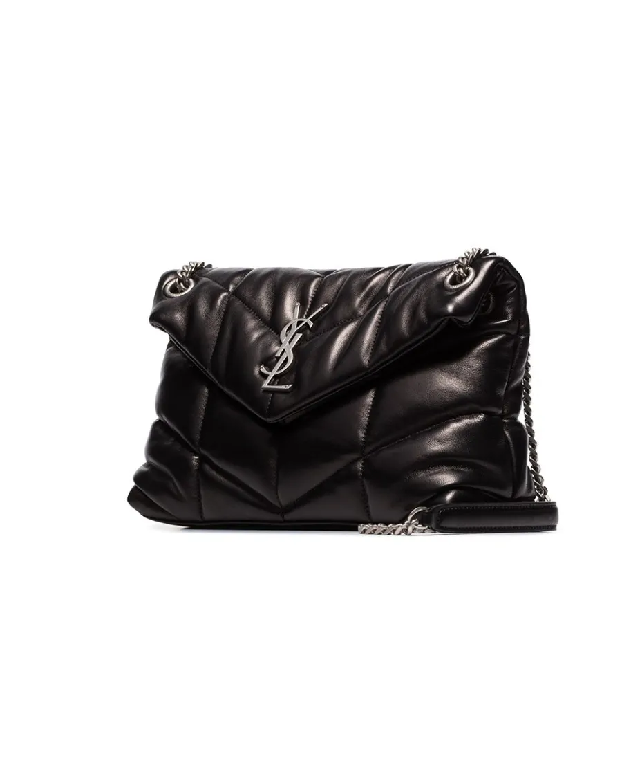 Puffer Logo Plaque Small Shoulder Bag