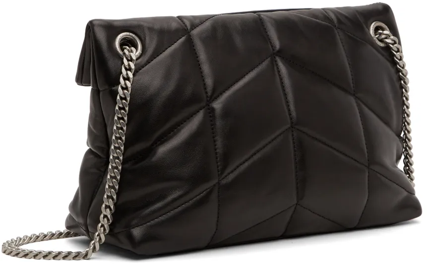 Puffer Logo Plaque Small Shoulder Bag