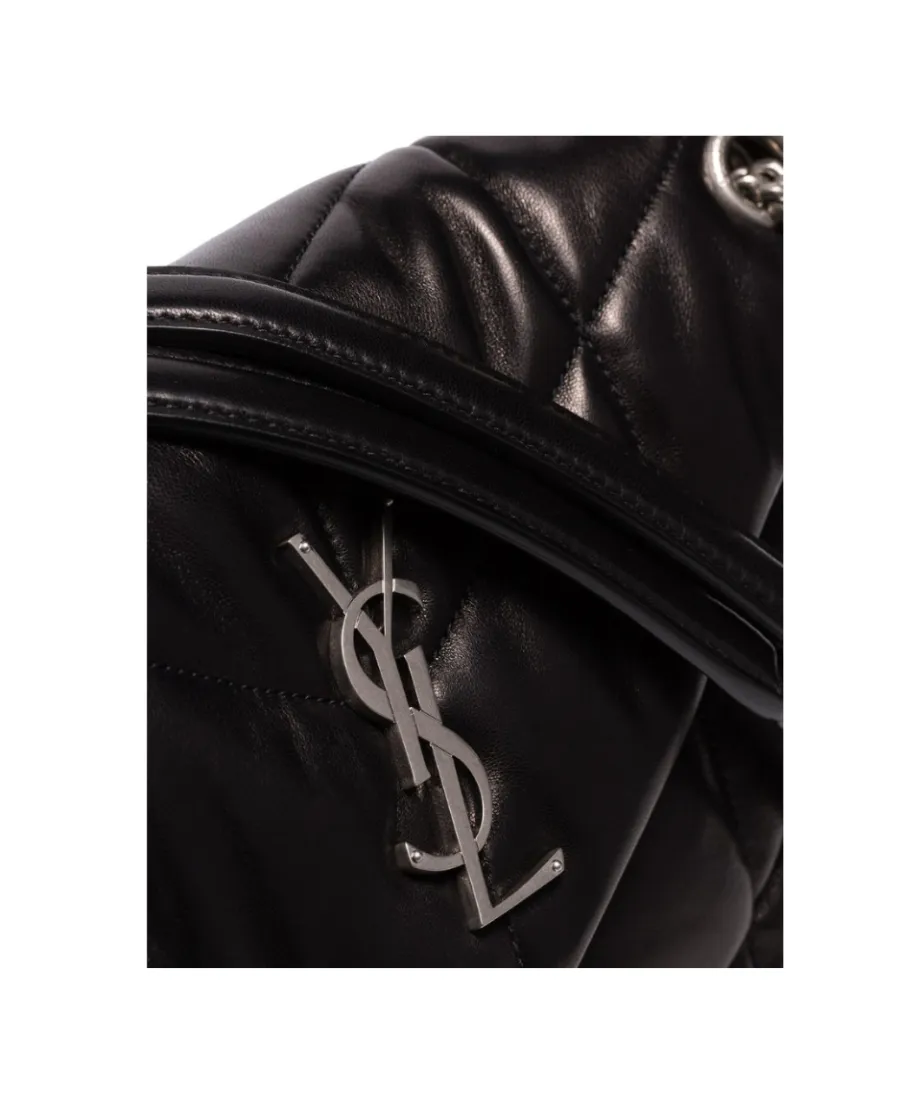 Puffer Logo Plaque Small Shoulder Bag
