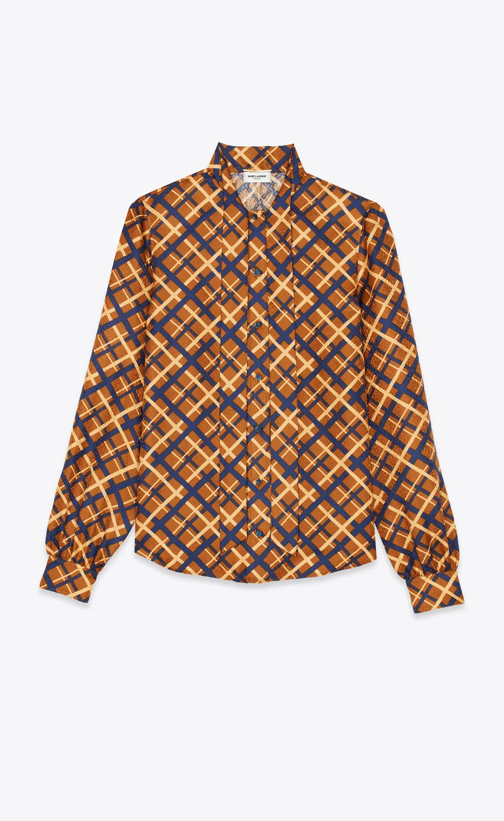 Long-Sleeved Button-Down Blouse