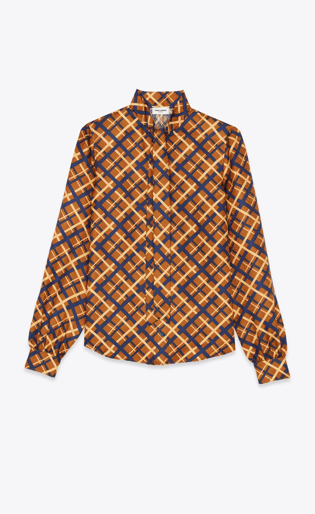 Long-Sleeved Button-Down Blouse