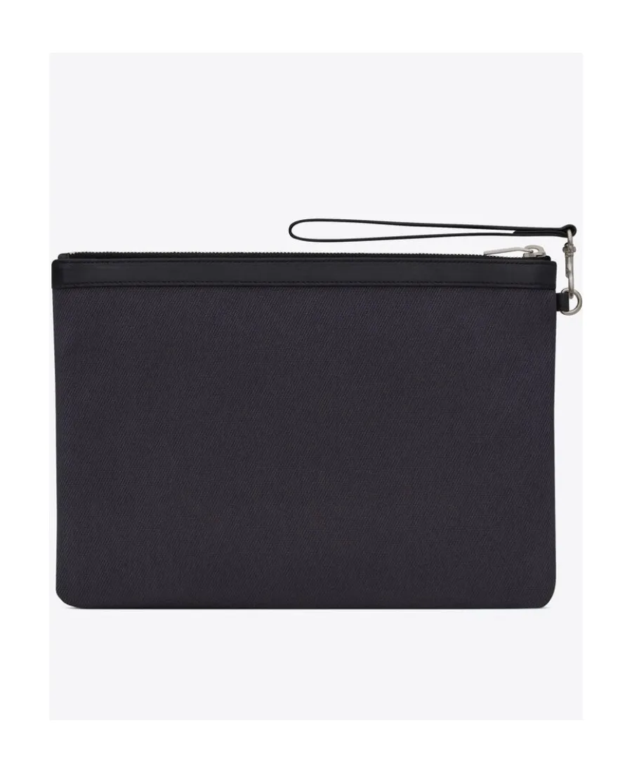 Rive Gauche Zipped Clutch Bag