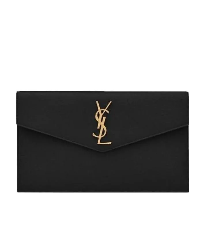 Uptown Logo Plaque Clutch Bag