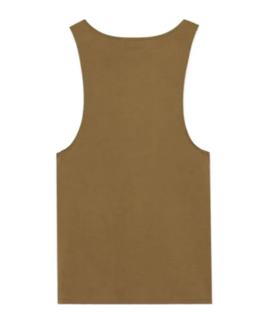 Straight Hem Sleeveless Top