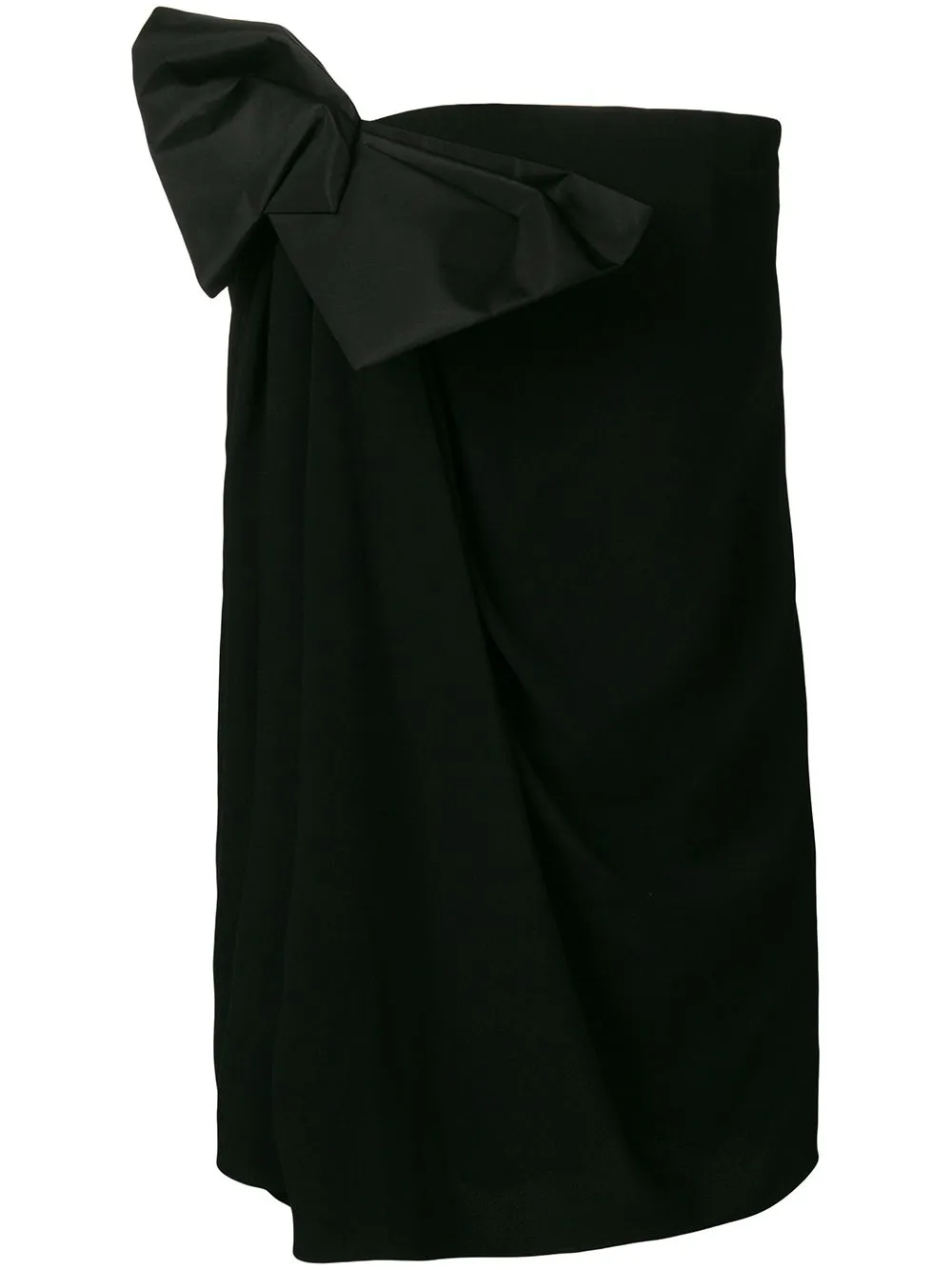 Strapless Bow Mini Dress