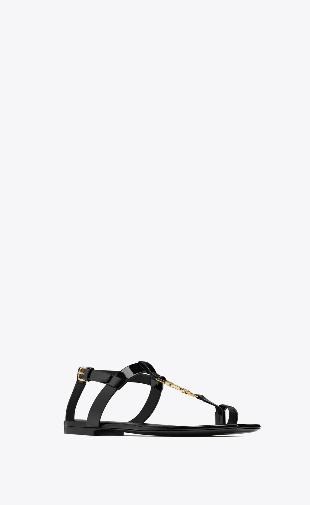 Cassandra Logo Plaque Sandals