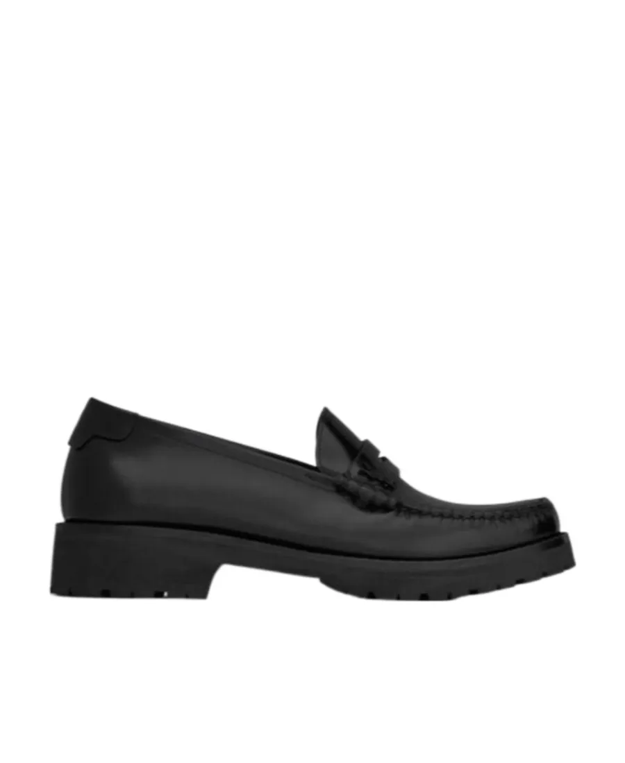 Monogram Slip-On Penny Loafers