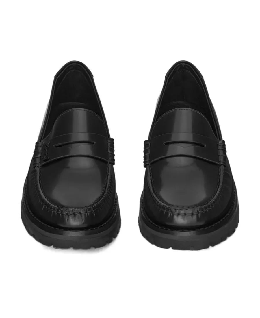 Monogram Slip-On Penny Loafers