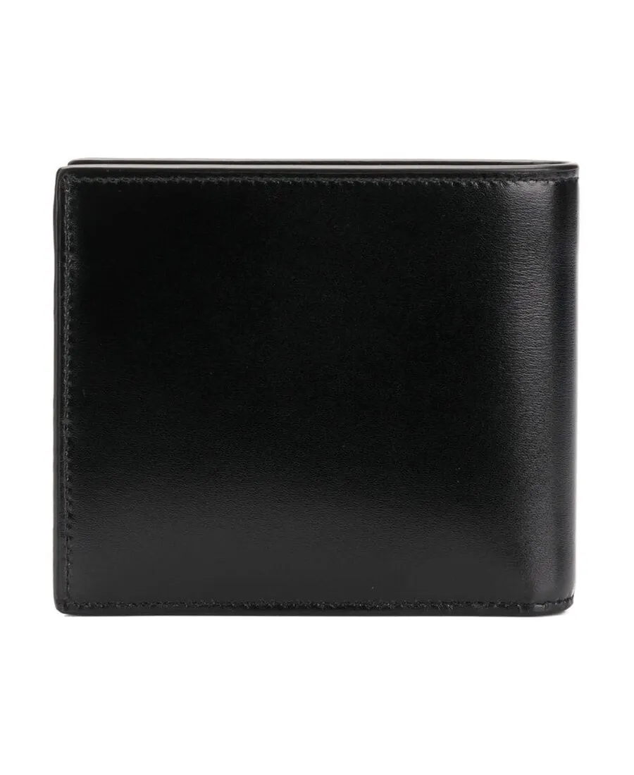 Monogram Logo Plaque Bi-Fold Wallet