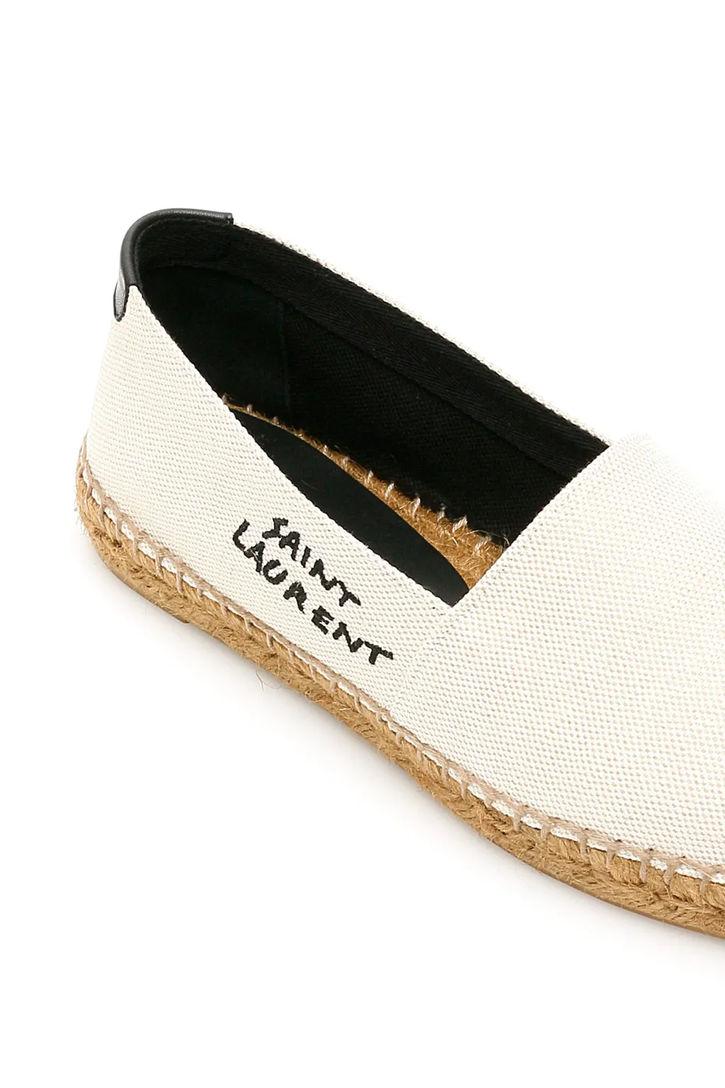 Logo Embroidered Slip-On Espadrilles