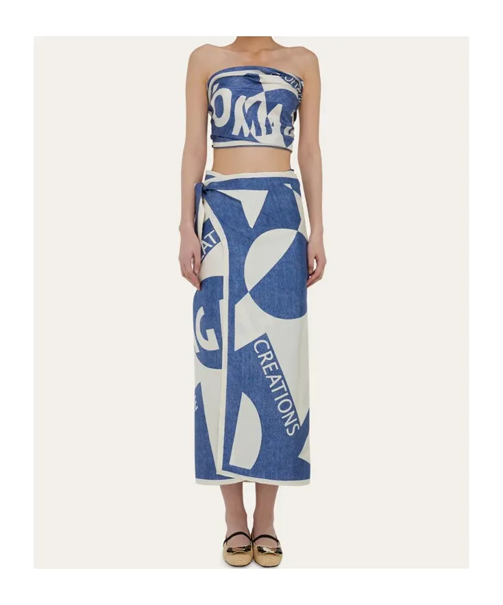 Venna Logo Sarong Skirt
