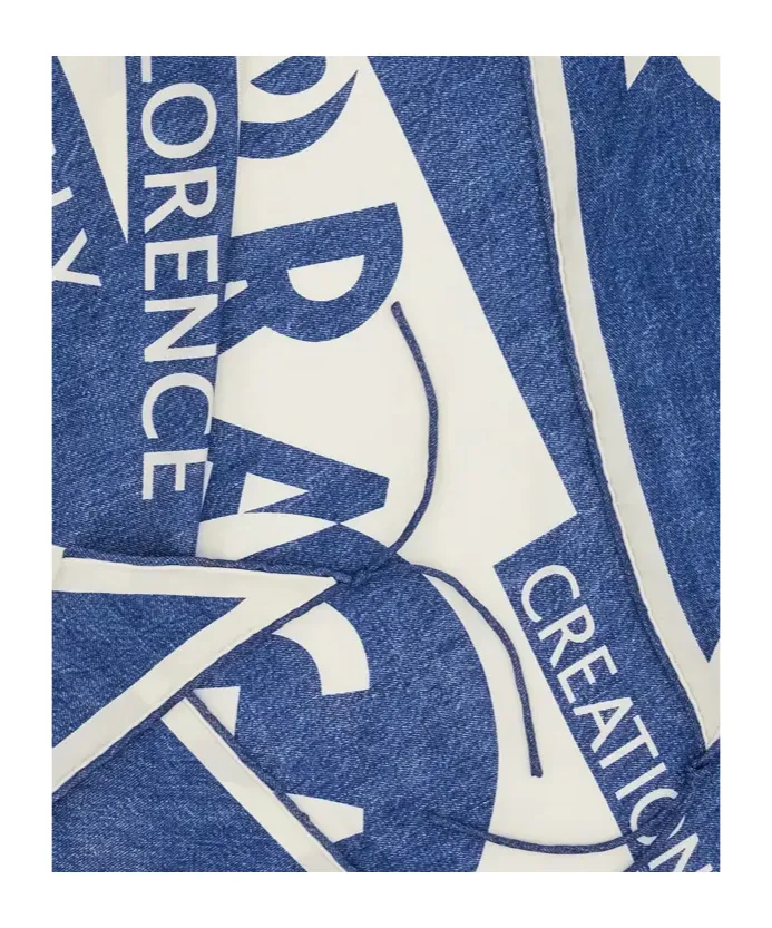 Venna Print Silk Scarf