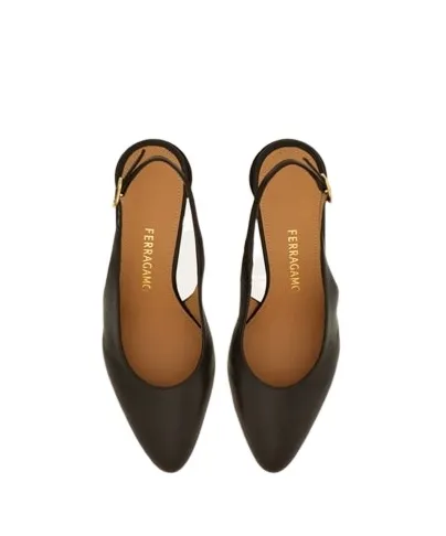 Spherical Heel Slingback Pump