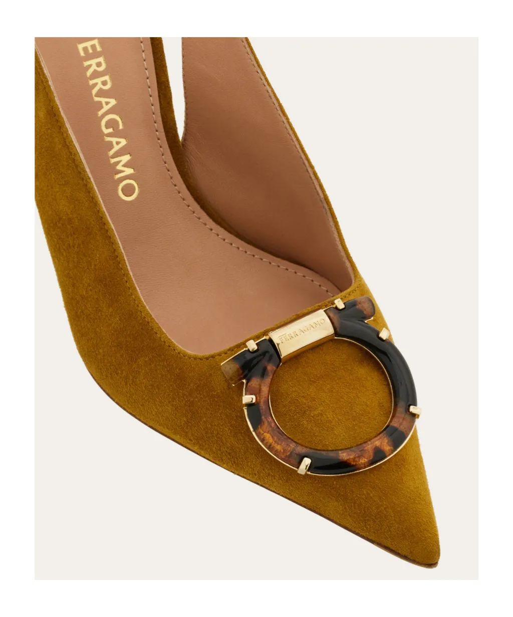Maxi Gancini Slingback Pump