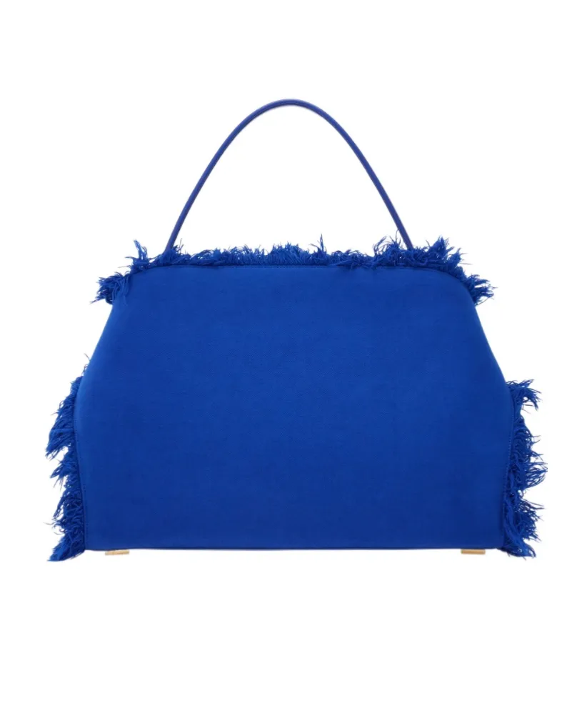 Fringed Hug Soft Shoulder Bag