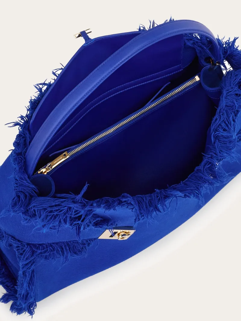 Fringed Hug Soft Shoulder Bag