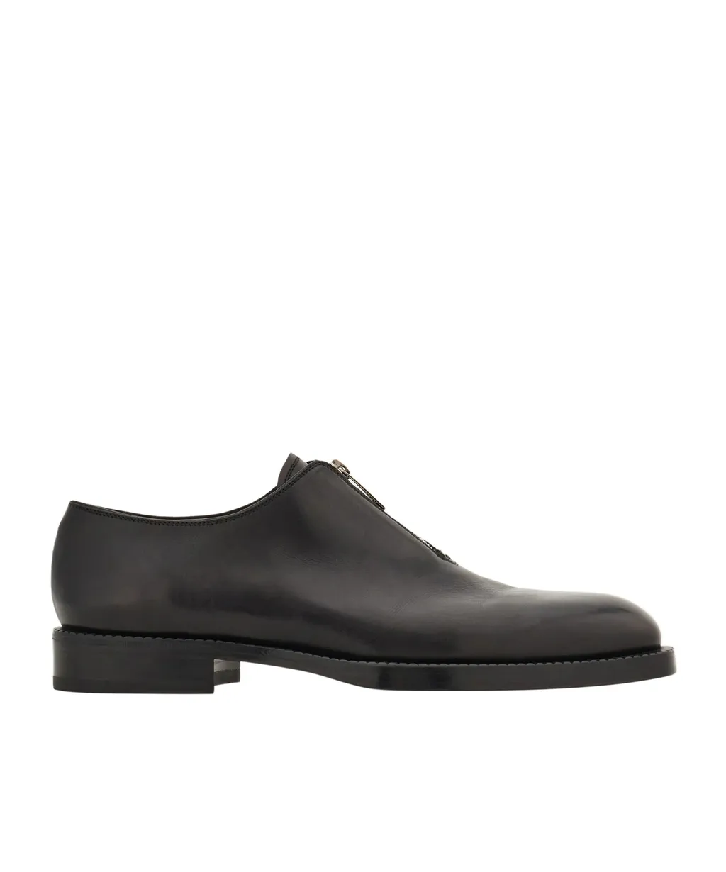 Derby Shoe With Zip Detail
