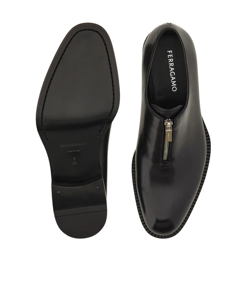 Derby Shoe With Zip Detail
