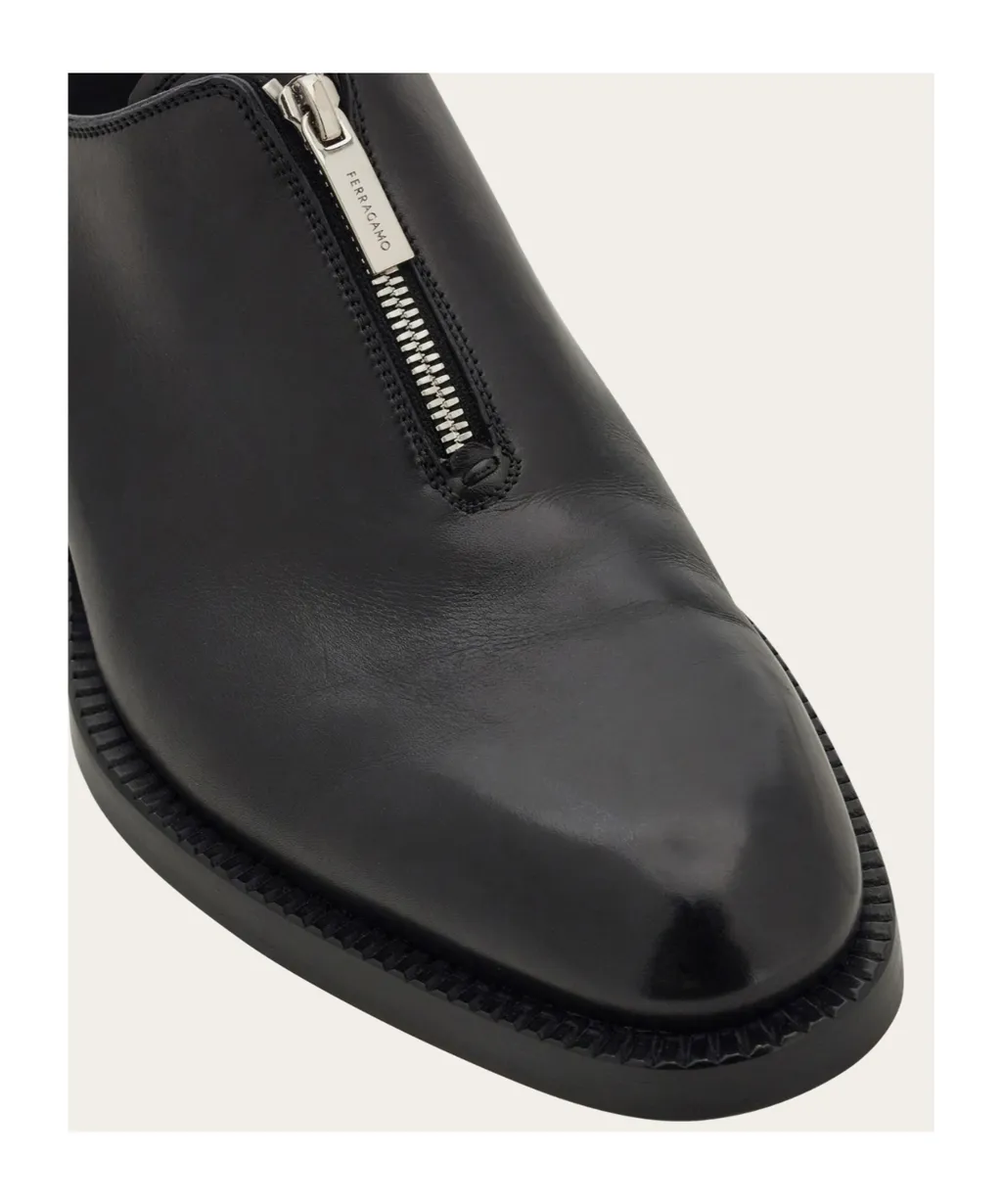 Derby Shoe With Zip Detail