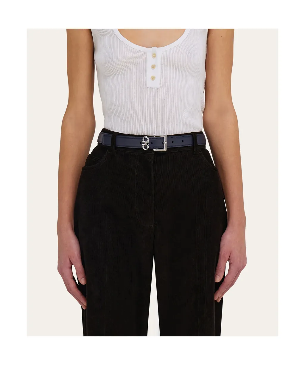 Double Gancini Fixed Belt