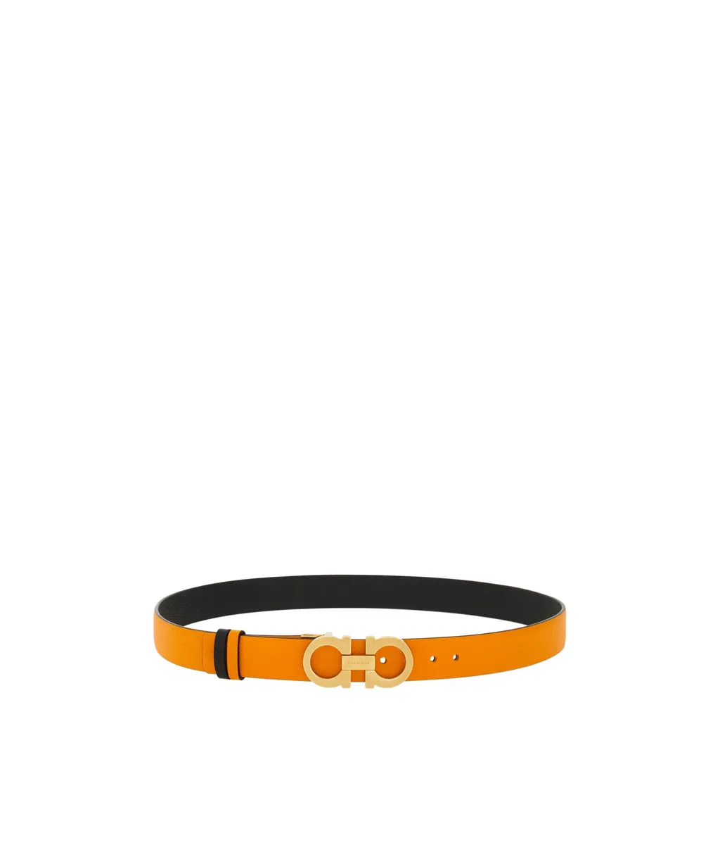 Reversible And Adjustable Gancini Belt