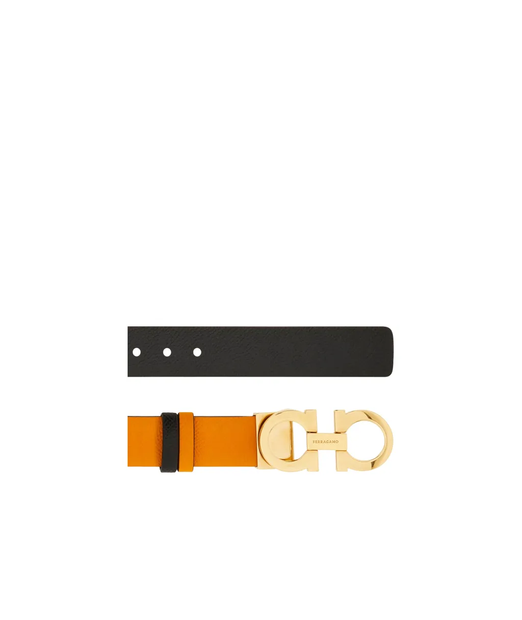 Reversible And Adjustable Gancini Belt