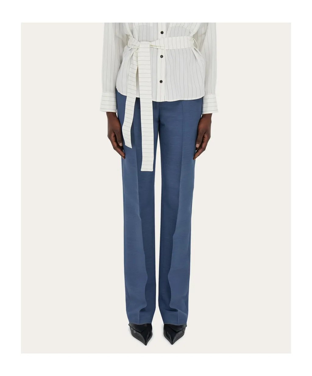 Wool Faille Trouser