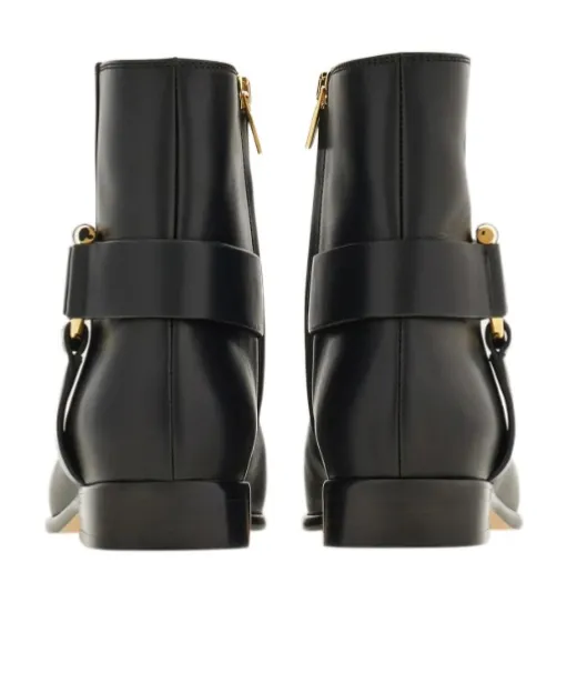 Gancini Ornament Ankle Boot