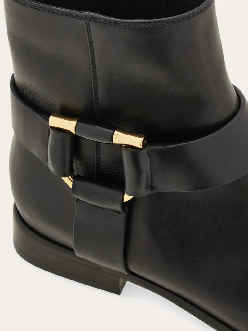 Gancini Ornament Ankle Boot