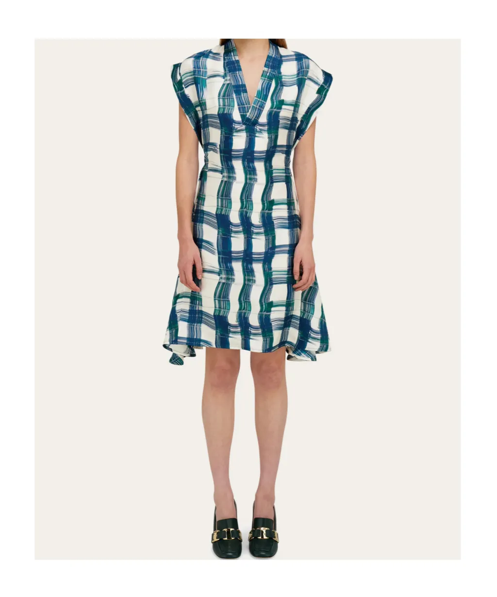 Stylized Tartan Dress
