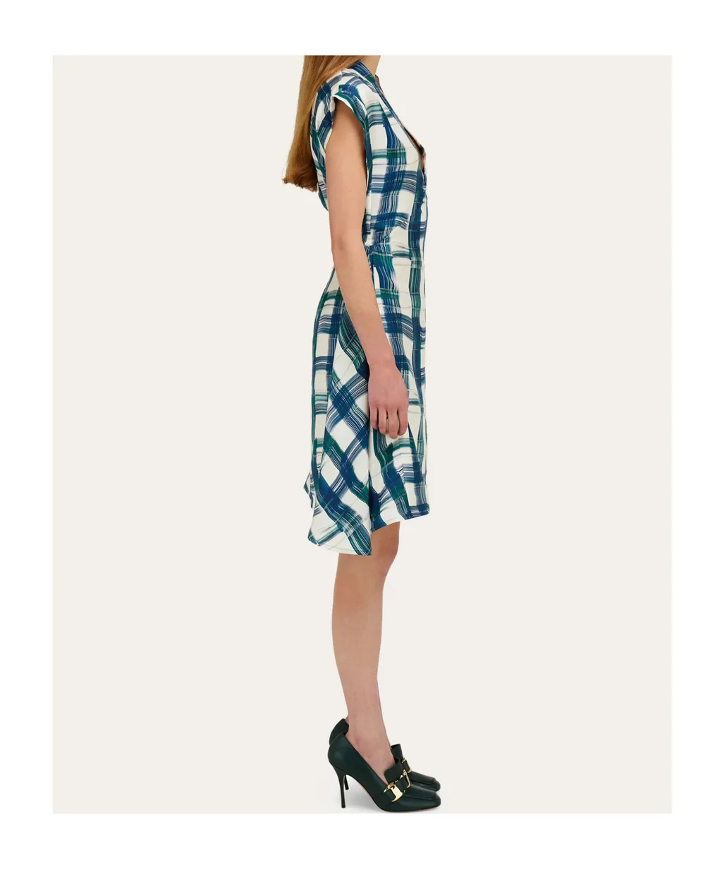 Stylized Tartan Dress