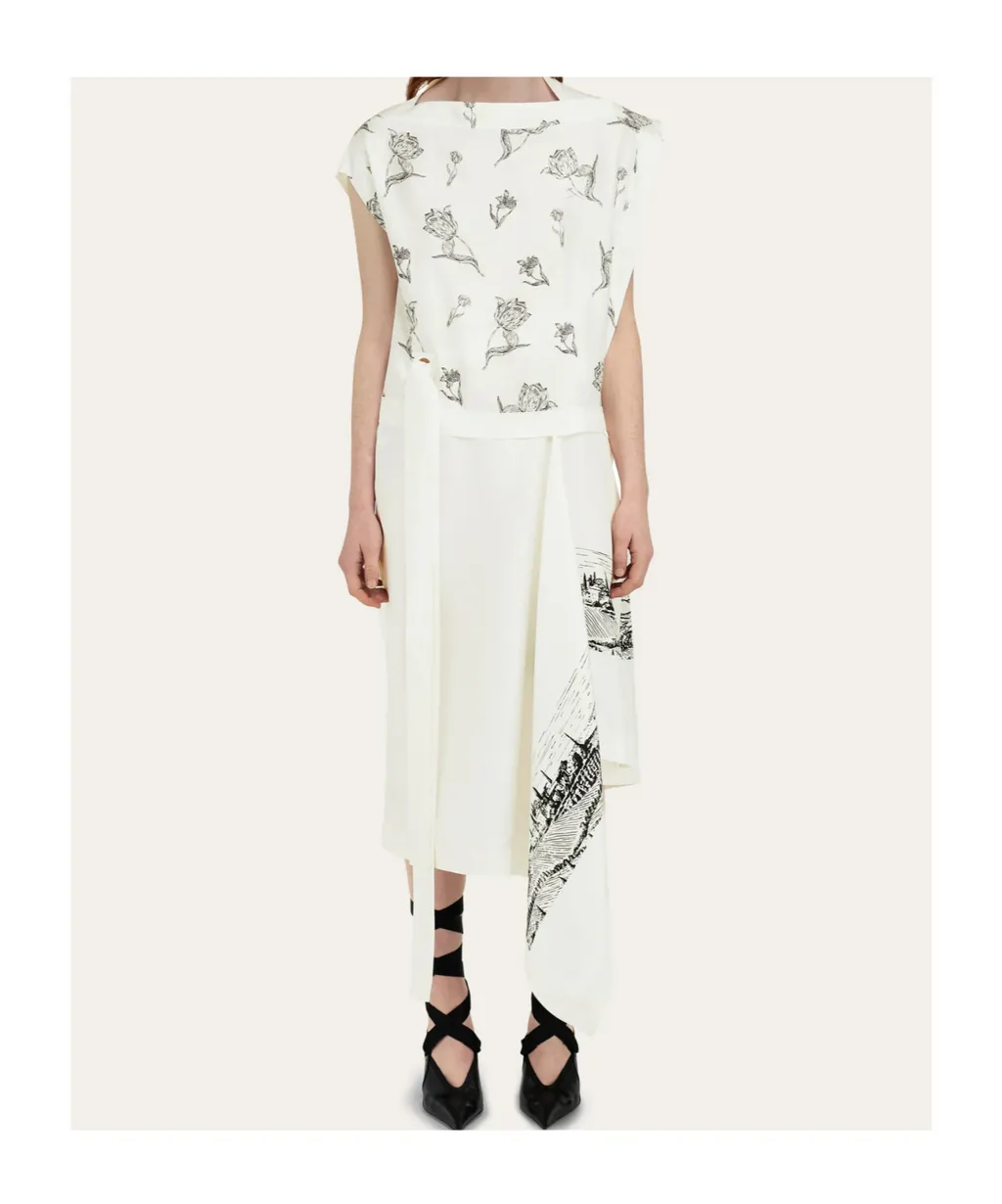 Back To Earth Printed Dress