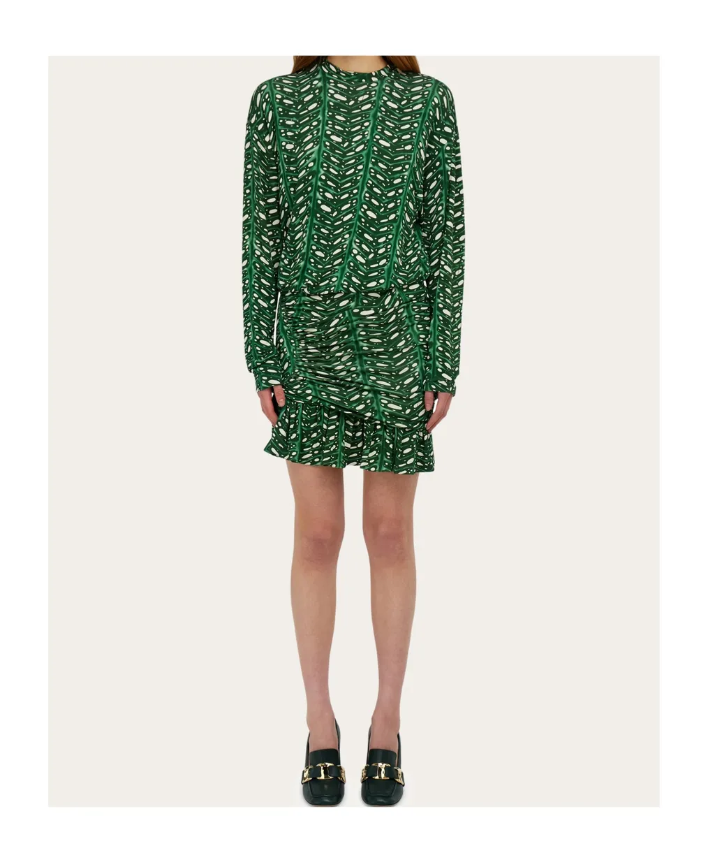 Mini Dress With Drape Detail