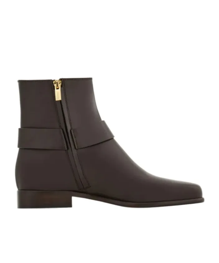 Gancini Ornament Ankle Boot
