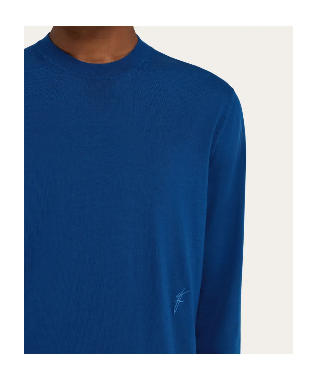 Logo Embroidered Crewneck Jumper