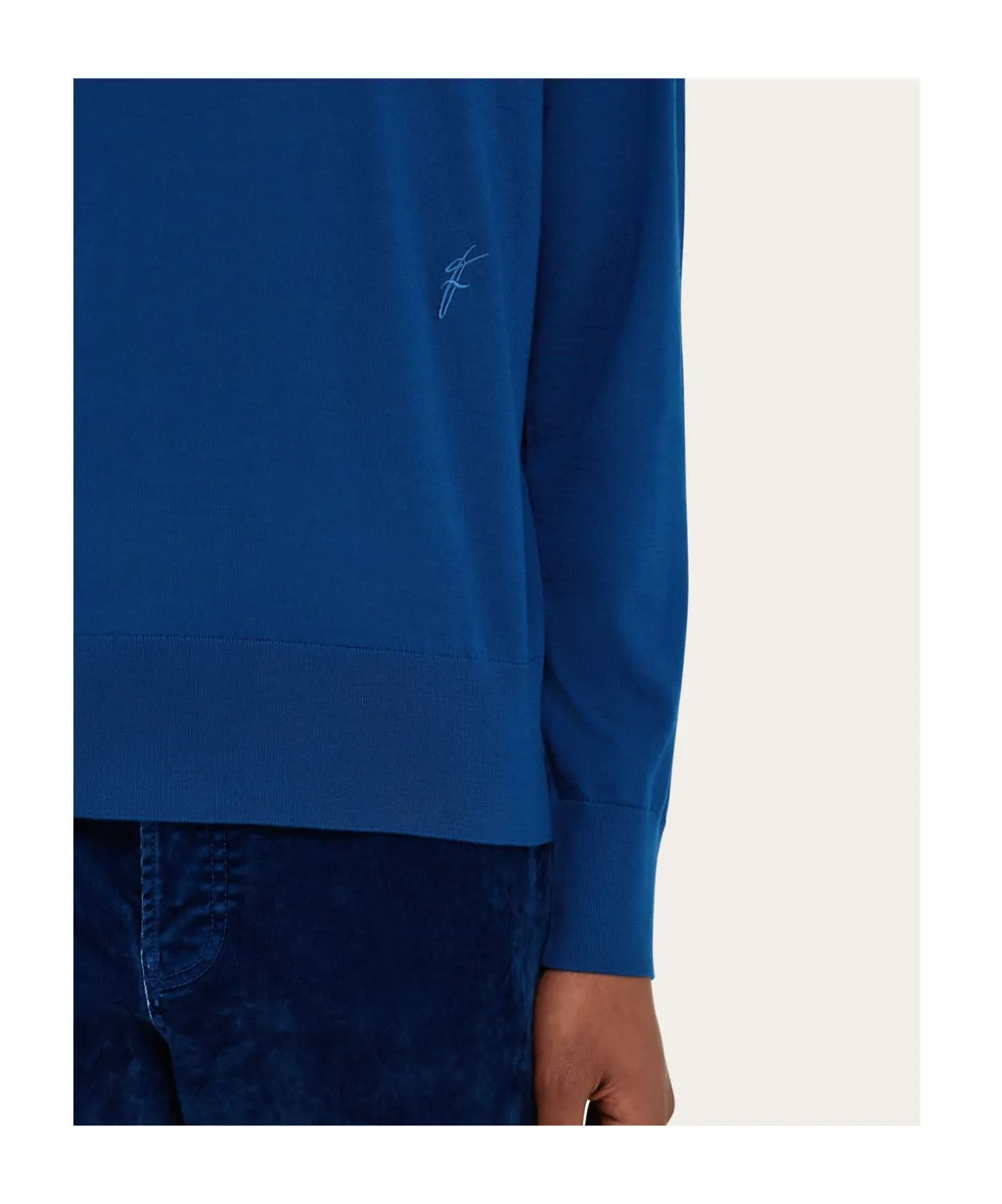 Logo Embroidered Crewneck Jumper