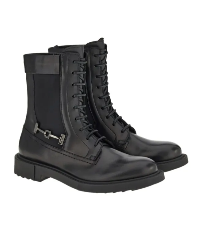 Leather Combat Boots