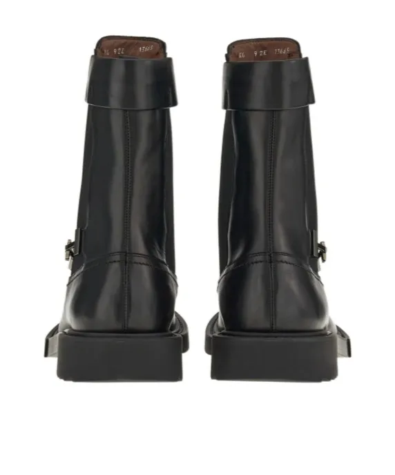 Leather Combat Boots