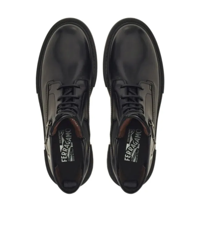 Leather Combat Boots