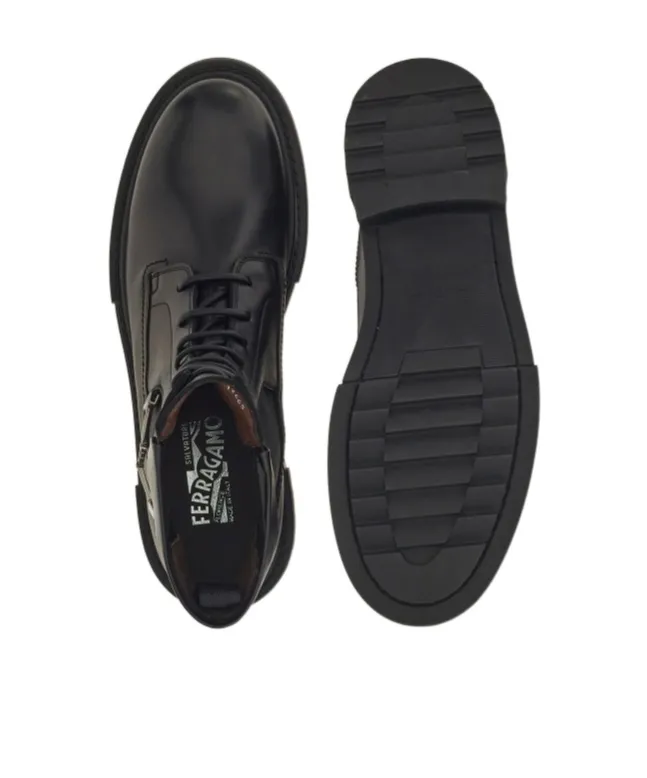 Leather Combat Boots