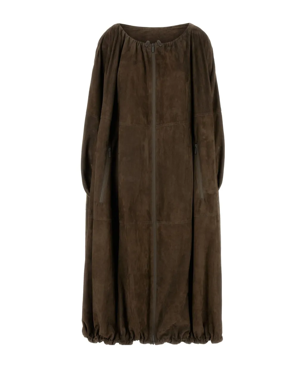 Leather Overcoat