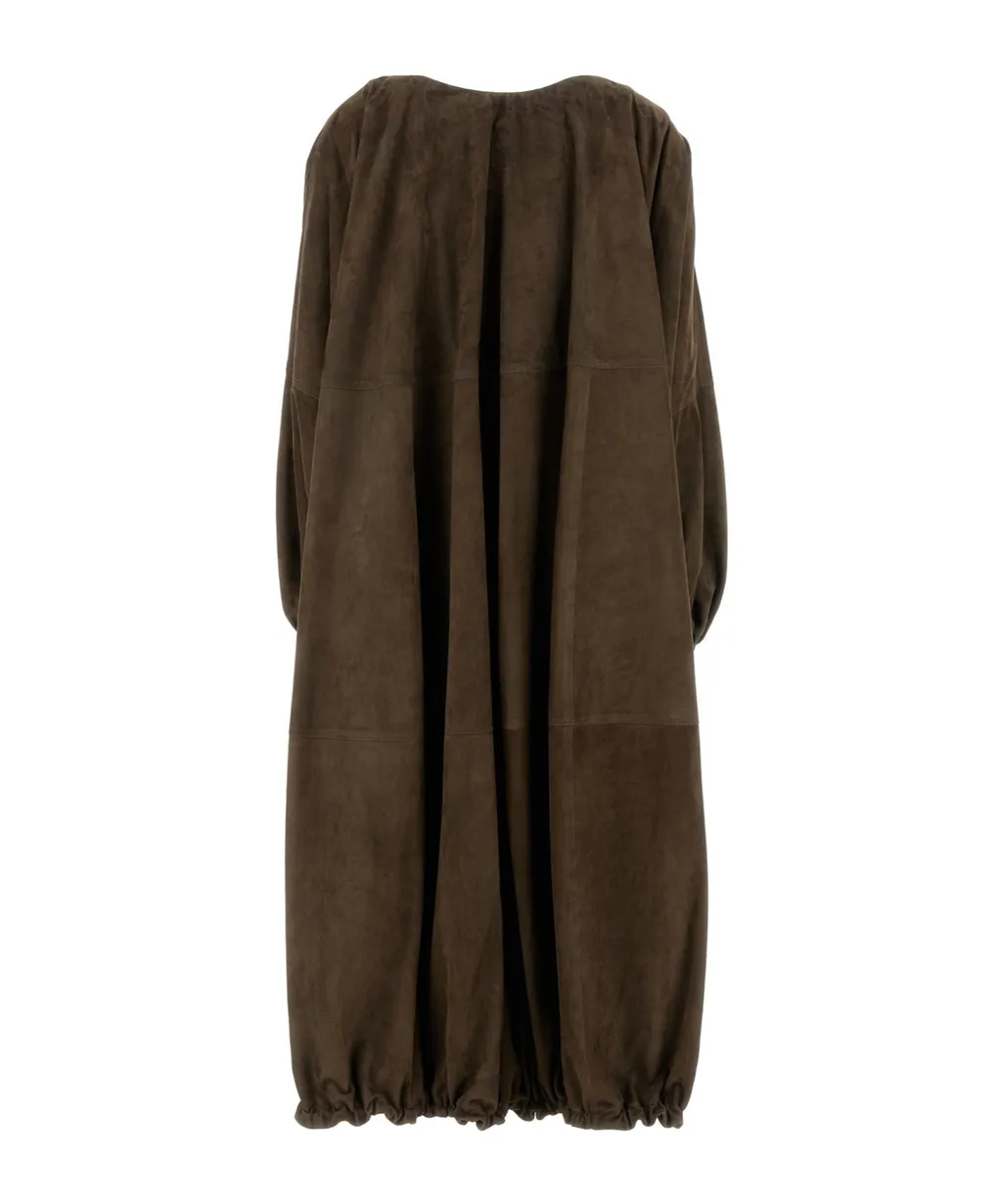 Leather Overcoat