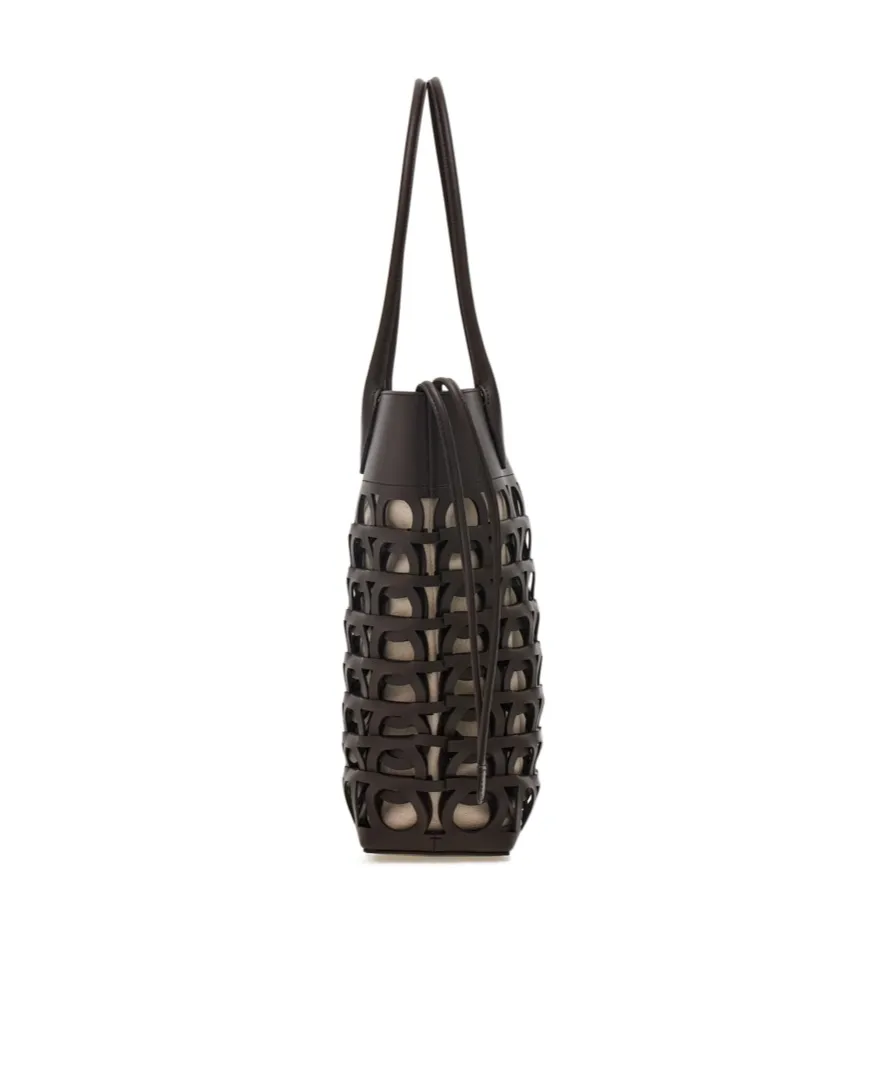 Small Gancini Drawstring Tote Bag