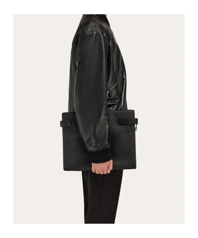 Business Bag With Gancini Buckles