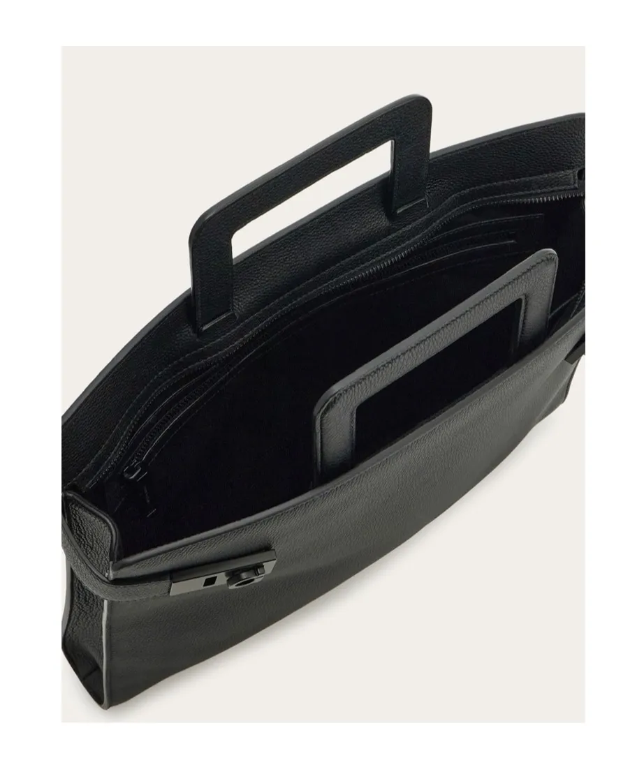 Business Bag With Gancini Buckles