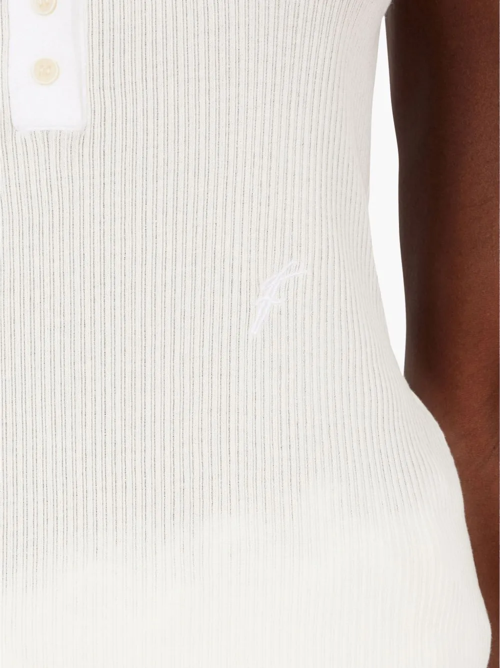 Sculptural Neckline Vest
