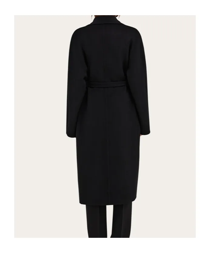 Single-Breasted Belted Coat
