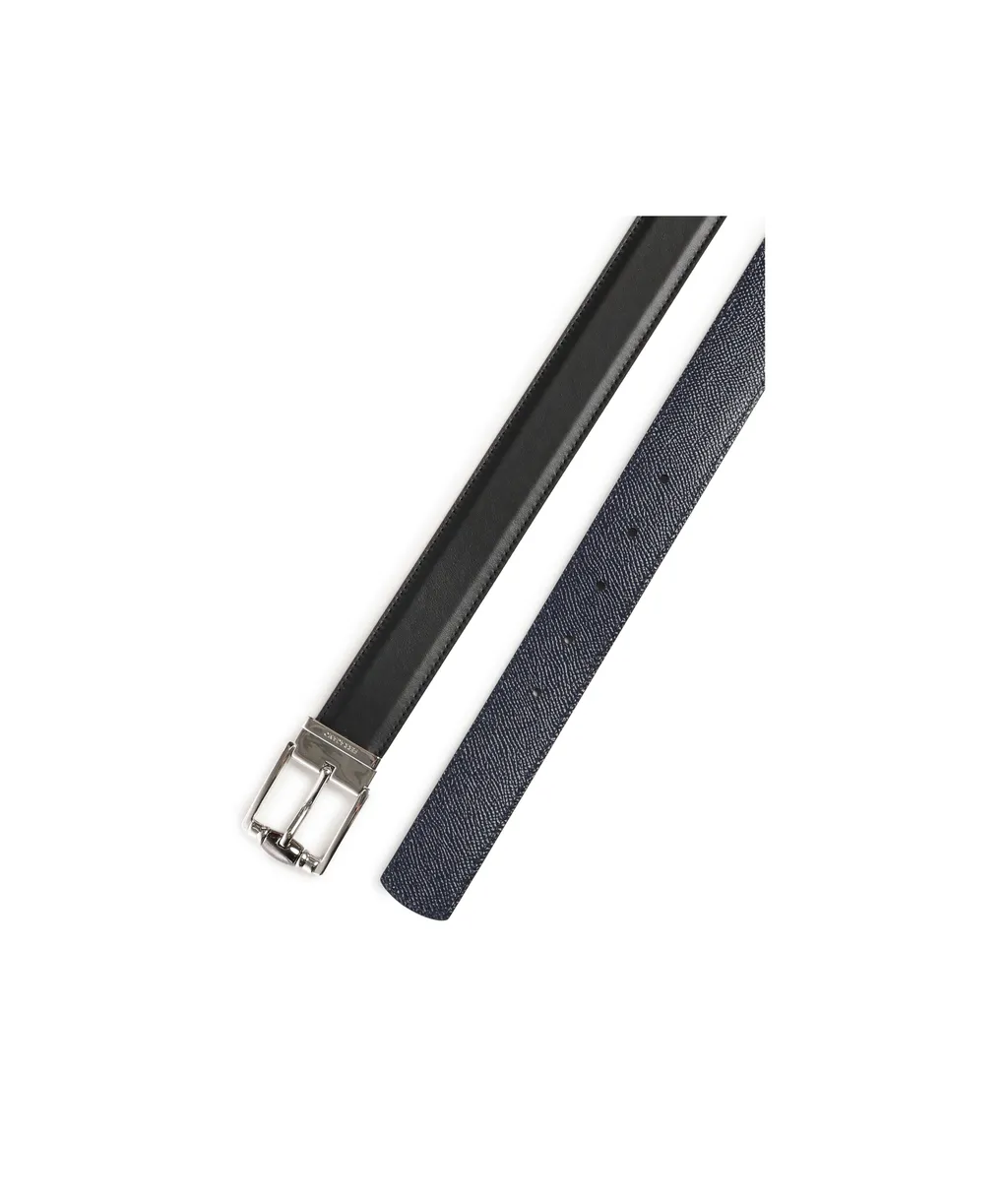 Classic Logo Detailed Buckle Belt, 3