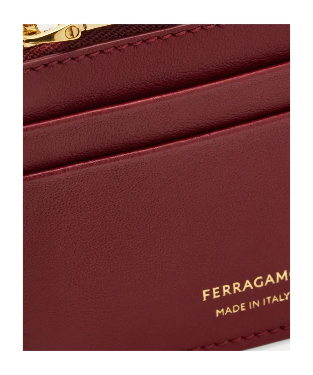 Logo Printed Zipped Cardholder